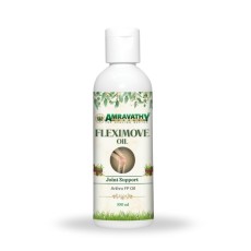 Fleximove Oil | Ayurvedic Herbal Body Massage Oil with Gandhapura, Erand, Nilgiri & Kapur Oils | For Daily Joint & Body Massage | 100 ml